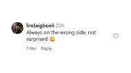 A netizen reacts (Image via Instagram/@hollywoodunlocked)